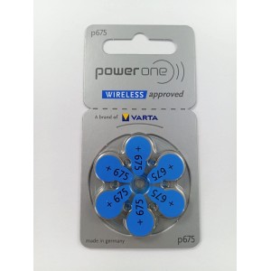 Bateria Extra Power Tamanho 675  Ap. Auditivo Cartela 6 Un