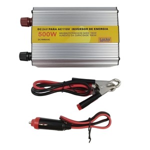 Inversor Conversor Tomada Carro 500w 24v P/110v Usb Veicular