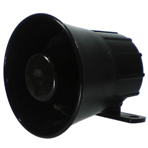Sirene Para Alarme Preto 1 Tom 12V 15W