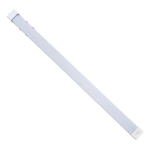 Luminária Tubular Sobrepor Led Slim 80w Branco Frio 120cm