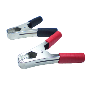 Par Garra Jacaré 100A Tamanho 106mm Preto/Vermelho