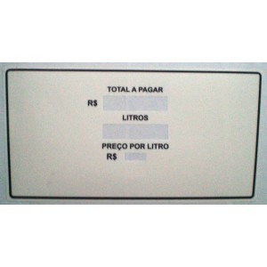 Adesivo (Mascara/Graxeta) Da Bomba Amazon Sim Branca