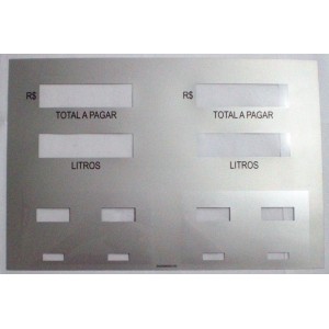 Adesivo (Mascara/Graxeta) Da Bomba Stratema Octupla prime Cinza