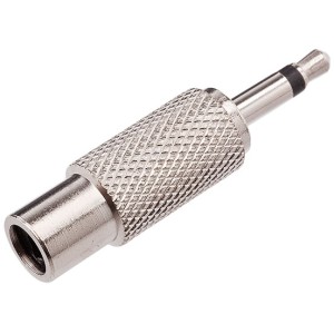 Plug Adaptador P2 Mono x Jack Rca Metal