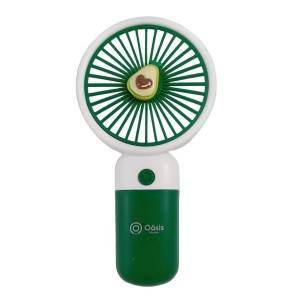 Mini Ventilador Portátil Recarregável Silencioso Verde