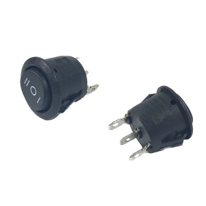 Chave Gangorra ON-OFF-ON 3P Preta KCD1-103-5