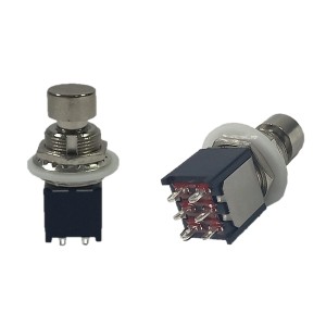 Chave Pedal Guitarra 6P Solda PBS-24-202F S/ Trava