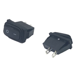Chave Gangorra ON-OFF 2P Preta KCD2-6101-2 A Prova Dagua