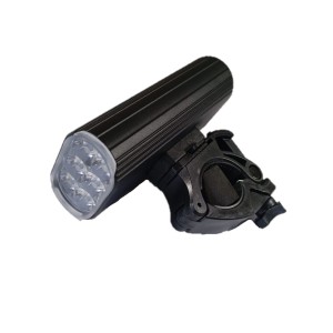 Farol P/ Bike Recarregavel 3+3 LED Potente