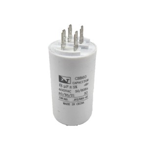 Capacitor Partida CBBF60 8uf/400 V Com Terminal