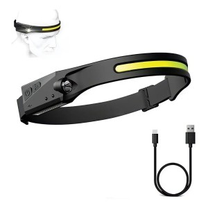 Lanterna De Cabeça De led Com Sensor de Indução 350 Lúmens 