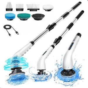 Escova Eletrica Limpa Tudo 7 Em 1 Multiuso Recarregável 360°