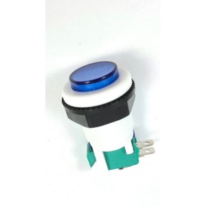 Chave Push Button Botão Pbs-29 Arcade Jukebox Fliperama Azul